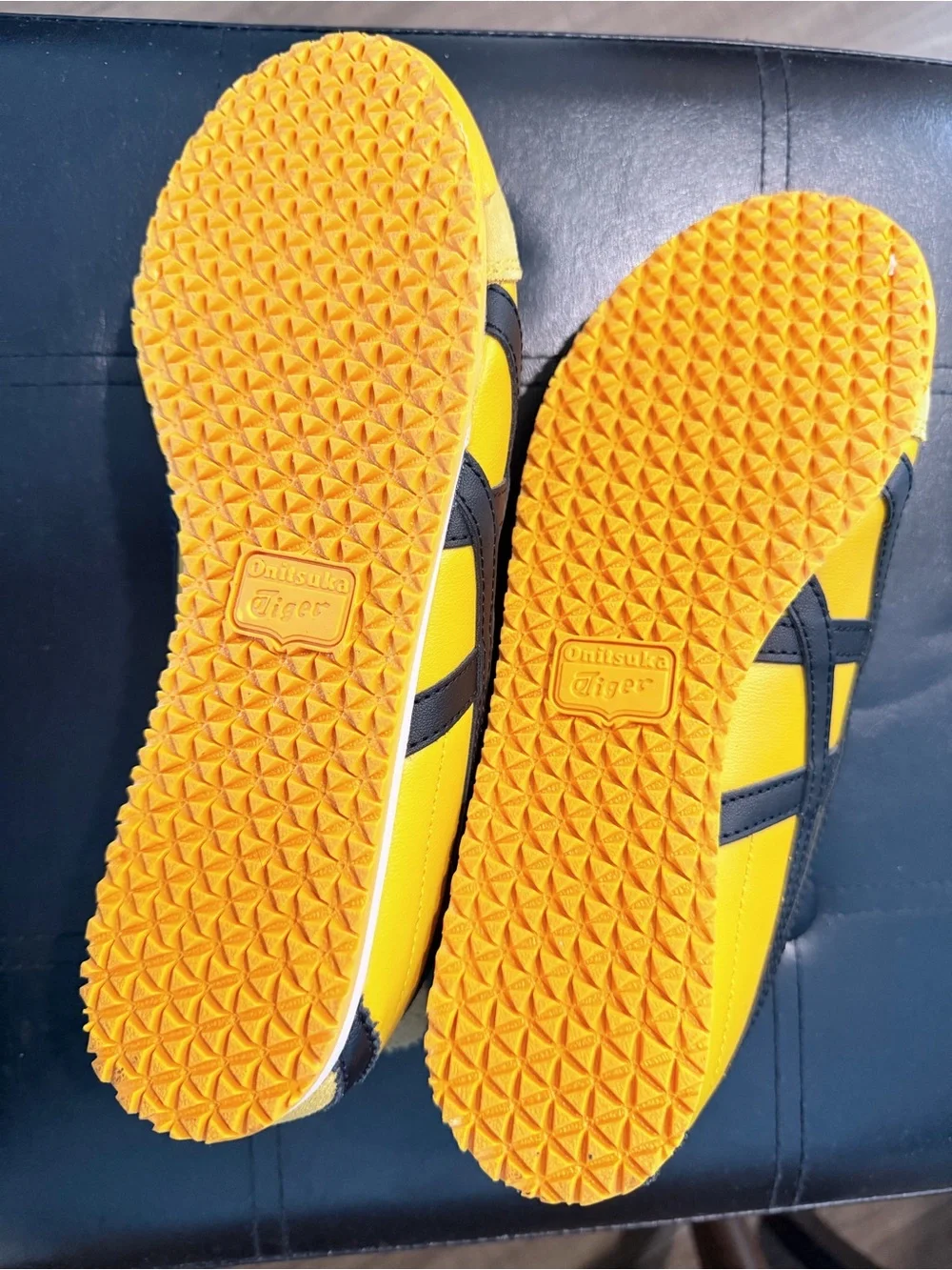 Onitsuka Tiger by Asics Yellow and Black Women’s Sneakers